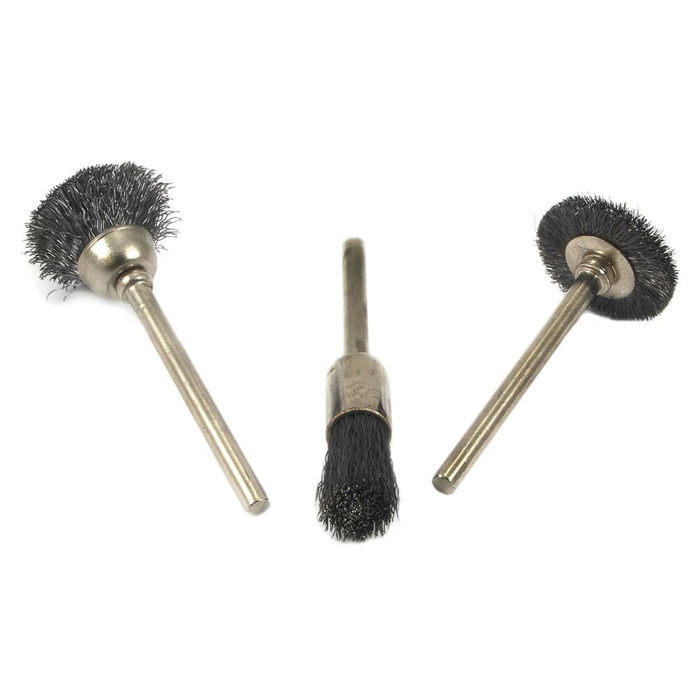 60241 3-Piece Bristle Wire Brush S